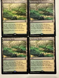 MTG: 4x Windswept Heath Regular Cards Khans of Tarkir 248/269-MM - Image 1