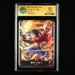 CCG GemMint 10 2024 ONE PIECE CHN .TCG Card ST14-001 L Monkey D. Luffy - Image 1