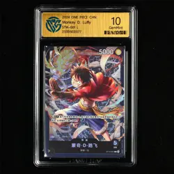 CCG GemMint 10 2024 ONE PIECE CHN .TCG Card ST14-001 L Monkey D. Luffy - Image 2