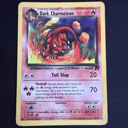 Pokemon Card Dark Charmeleon Team Rocket 1st Edition Uncommon 32/82 - Image 1