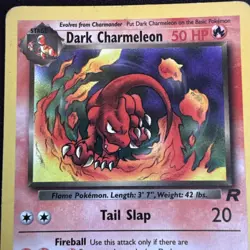 Pokemon Card Dark Charmeleon Team Rocket 1st Edition Uncommon 32/82 - Image 2