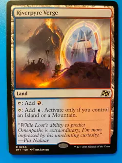 MTG 1x Riverpyre Verge # 260 Aetherdrift Magic the Gathering Card x1 NM - Image 1