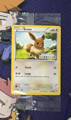 Pokemon Card Eevee Build a Bear Workshop Promo Ancient Origins 63/98 SEALED - Image 1