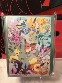 Prismatic Evolutions SPC Card Sleeves 65 Count New Sealed - Image 1