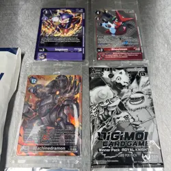 Digimon Card Game Tournament Kit + 3 Tournament Packs And 3 Promo Cards Sealed - Image 3
