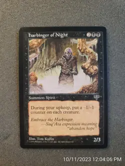 MTG Harbinger of Night Mirage English Regular Rare UN-Played MINT CARD (DS3D1P) - Image 5
