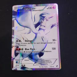 Reshiram 113/114 Celebrations Classic Collection Full Art Holo Pokemon Card NM - Image 1