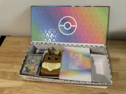 Prismatic Evolutions UPC Eevee Deck Box Sleeves And Play Mat -- NO Cards - Image 2