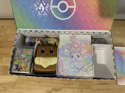 Prismatic Evolutions UPC Eevee Deck Box Sleeves And Play Mat -- NO Cards - Image 3