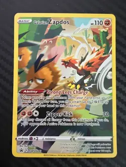 Pokemon TCG Sword & Shield Promo Cards: Galarian Zapdos SWSH283 NM - Image 1