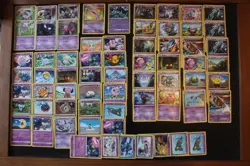 Pokemon Karten Card Set #8 - 91 cards - Geist Psycho Hypno -4* Holo - Image 1