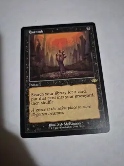 Entomb Dominaria Remastered Card Retro Frame, Regular Card - Image 1