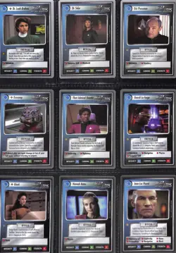 Star Trek CCG 1995 1st Edition Unlimited complete set of 363 Silver Border Cards - Image 4