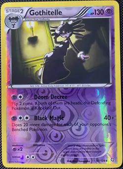 Gothitelle 57/124 Dragons Exalted Reverse Holo - Pokemon Card - Image 1