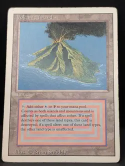 Volcanic Island Revised MTG Magic The Gathering Dual Land Reserved List vintage - Image 3