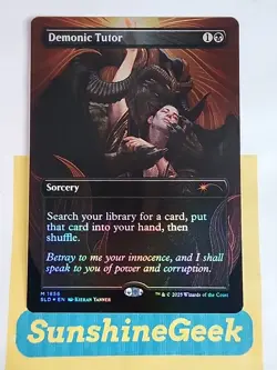 Demonic Tutor (Rainbow Foil) Secret Lair Drop Foil - Image 1