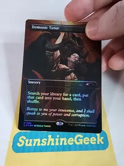 Demonic Tutor (Rainbow Foil) Secret Lair Drop Foil - Image 2
