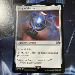 Ring of the Lucii Final Fantasy Regular Legendary Artifact Uncommon NM MTG - Image 1