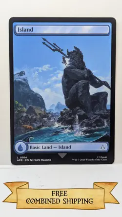 Magic The Gathering: 5x Assassin's Creed (ACR) Full Art Island - Image 2