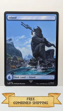 Magic The Gathering: 5x Assassin's Creed (ACR) Full Art Island - Image 3