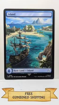 Magic The Gathering: 5x Assassin's Creed (ACR) Full Art Island - Image 4
