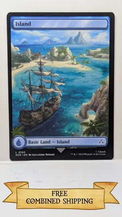 Magic The Gathering: 5x Assassin's Creed (ACR) Full Art Island - Image 5