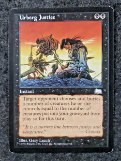 Urborg Justice [Weatherlight] Magic the Gathering MTG VLP (DS3D1L2) - Image 1