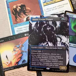 Cutom Complete COMMANDER DECK Magic. Toxic Poison infect themed - Black & Blue - Image 1