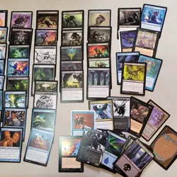 Cutom Complete COMMANDER DECK Magic. Toxic Poison infect themed - Black & Blue - Image 2