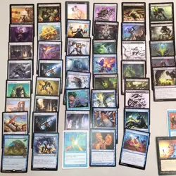 Cutom Complete COMMANDER DECK Magic. Toxic Poison infect themed - Black & Blue - Image 3