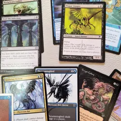 Cutom Complete COMMANDER DECK Magic. Toxic Poison infect themed - Black & Blue - Image 5