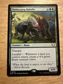 RAMPAGING BALOTHS mtg NM-M Commander: Edge of Eternities 1 Rare - Image 1