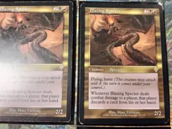 Blazing Specter Invasion Rare 3X (PANGOLIN MTG) 3X MP- HP See Pics! - Image 3
