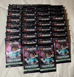 Magic The Gathering MTG Duskmourn House of Horror Play Booster Packs Lot Of 34 - Image 1