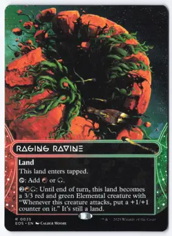 Raging Ravine (0035) (Borderless) R Edge of Eternities: Stellar Sights 35 NM - Image 1