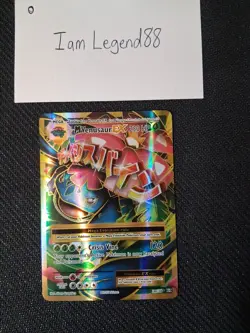 Pokemon TCG M Venusaur EX Full Art Holo Ultra Rare Card 100/108 Evolutions NM - Image 1