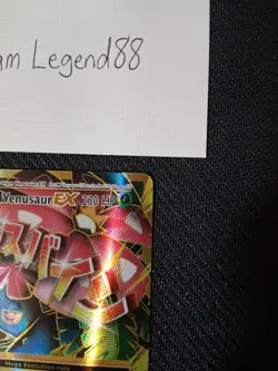 Pokemon TCG M Venusaur EX Full Art Holo Ultra Rare Card 100/108 Evolutions NM - Image 3