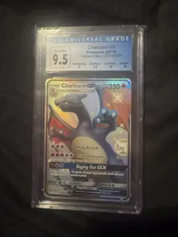 Pokemon Charizard GX SV49 Holo Full Art Secret Rare Hidden Fates Card CGC 9.5 - Image 1