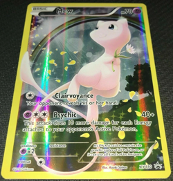 Full Art Mew Ultra Rare Pokemon Mythical Collection Promo XY110 Holo Foil LP - Image 1