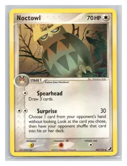 Pokemon TCG Noctowl 43/115 Unseen Forces Normal MP - Image 1