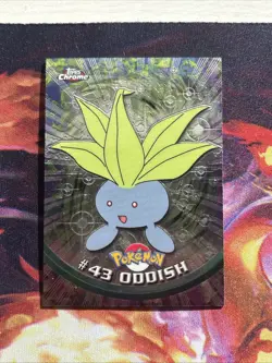 Oddish Topps Chrome Rare Holo Tv Animation Edition 2000 No 43. Pokemon Card - Image 1