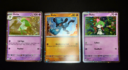 Pokemon Mega Evolution (MEG) PROMO COSMO HOLO SET - NM - Riolu - Kirlia - Ralts - Image 1