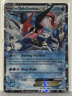 Ash-Greninja EX XY133 Black Star Promos HP/DMG Pokemon Fast Ship - Image 1