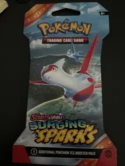 VERY HEAVY - 31.47g - Pokemon Surging Sparks Sleeved Booster Pack - SEALED! - Image 2
