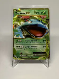VENUSAUR EX 2016 POKEMON XY EVOLUTIONS RARE HOLO E 1/108 Q5404 - Image 1