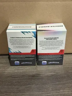 Pokemon Lot Of 2 Booster Bundle Sealed Prismatic Evolutions & Journey Together - Image 2