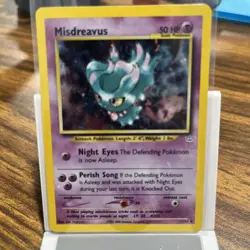 Misdreavus DOUBLE HOLO Error Neo Revelation 11/64 Pokemon - MP - Image 1