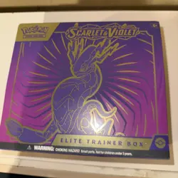 Pokemon TCG: Scarlet and Violet Elite Trainer Box - Miraidon Purple (1 Full Art - Image 1