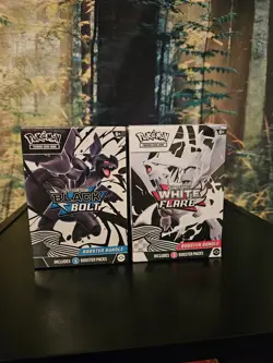 Pokemon Black Bolt and White Flare Booster Bundle Set of 2 FACTORY SEALED NEW - Image 1