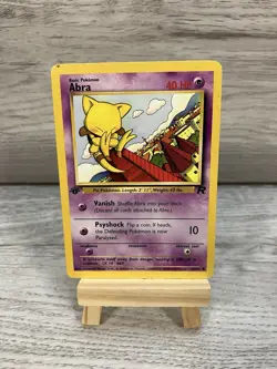 Pokemon Common Abra 49/82 Team Rocket 1st Edition - Image 1